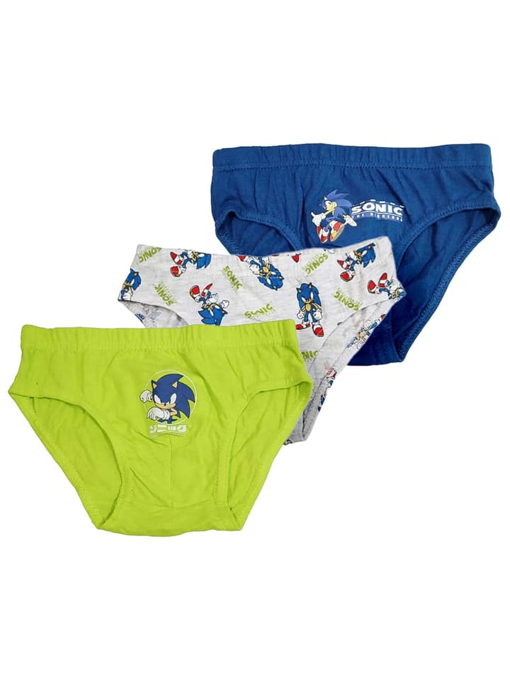 Sega Unterhose Sonic in blau grün grau günstig kaufen