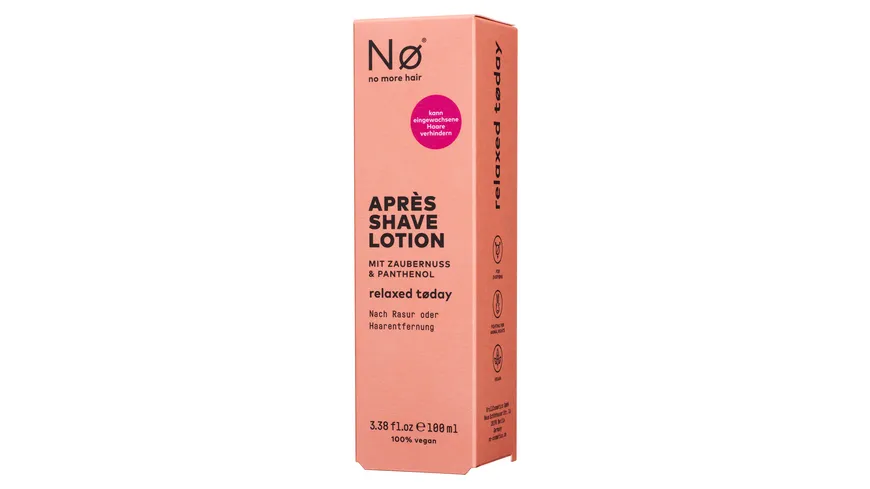 Nø Cosmetics relaxed tøday Aprés Shave Lotion 100 ml