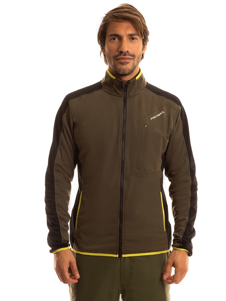 Fischer Fleecejacke in Khaki günstig kaufen