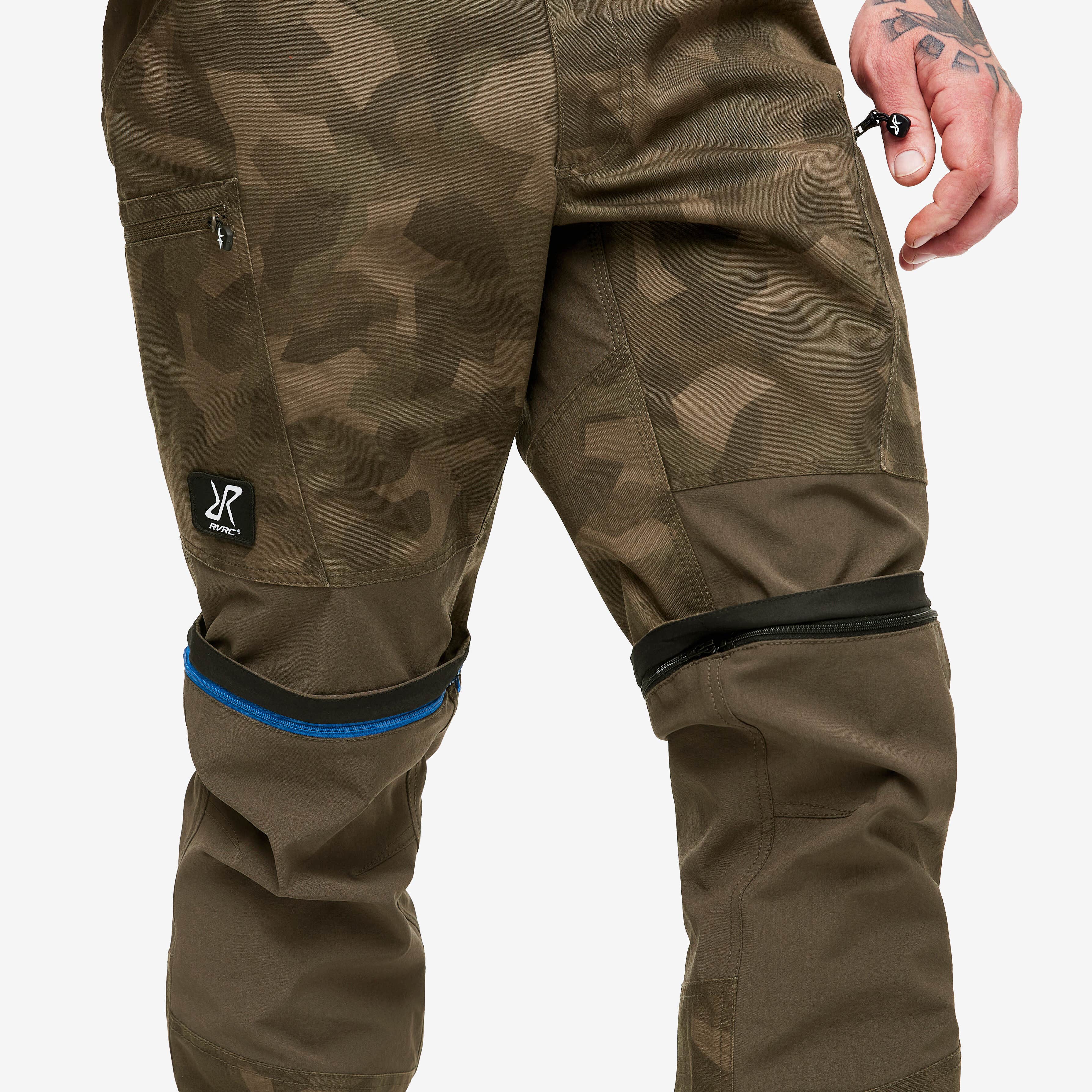 Nordwand Pro Zip-off Pants Homme Earth Camo