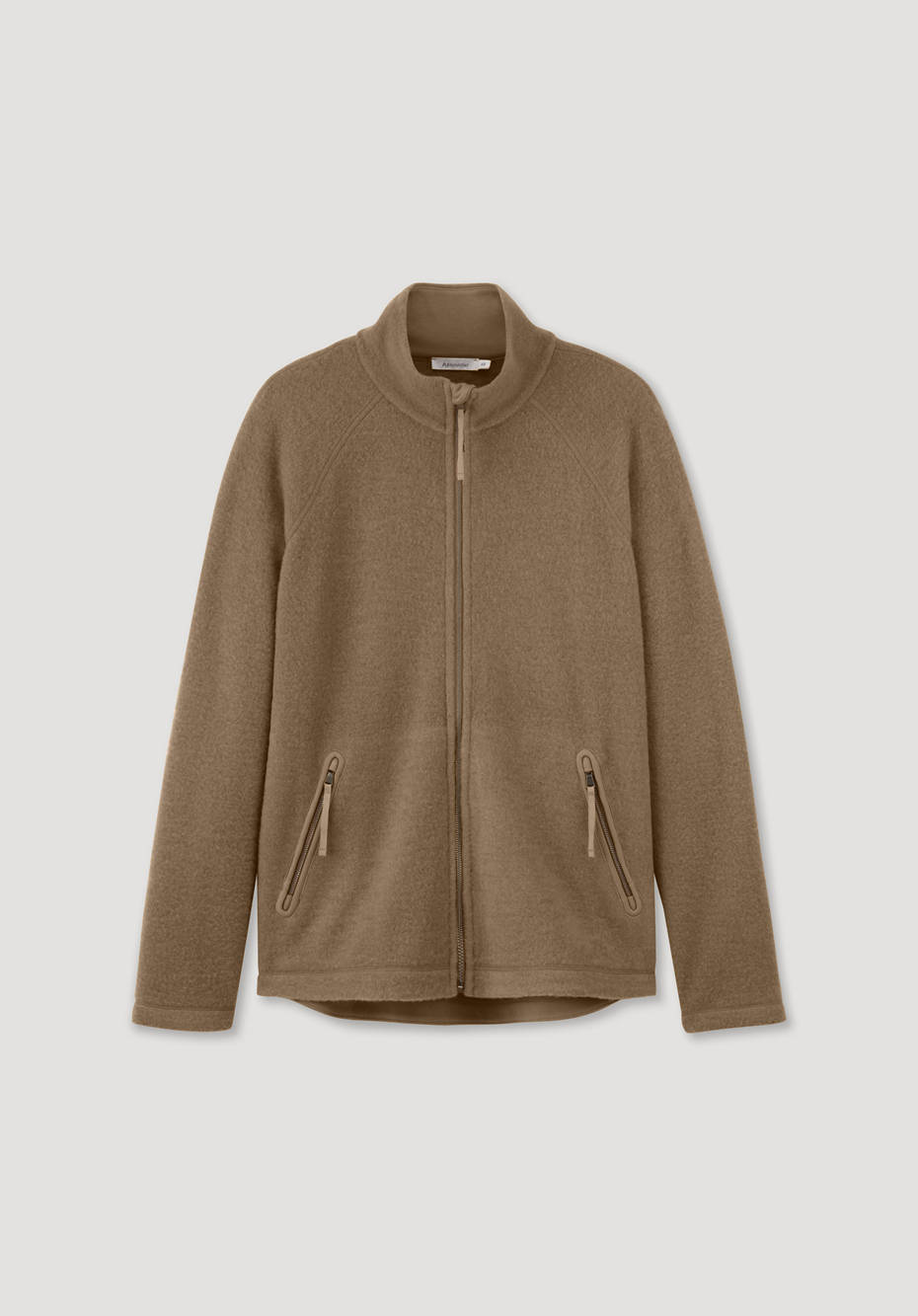 Wollfleece-Jacke aus reiner Bio-Merinowolle