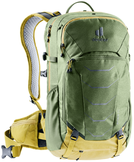 deuter Attack 20 | Fahrradrucksack mit modernem Protektor