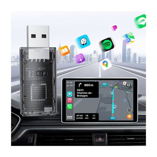 Adaptor TECHNNAX USB CarPlay pentru Android
