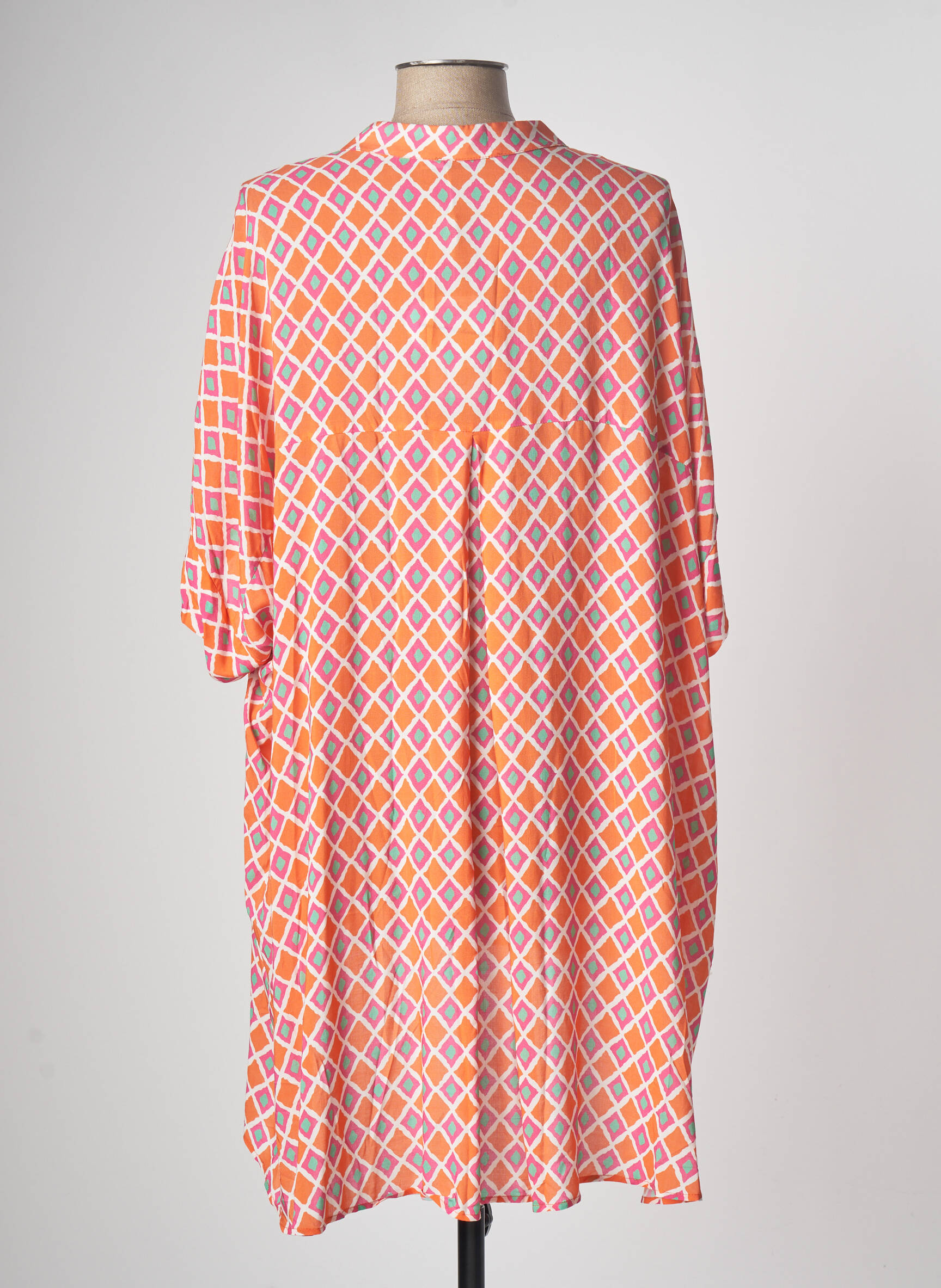 Mat Tuniquemanchecourte Femme couleur orange