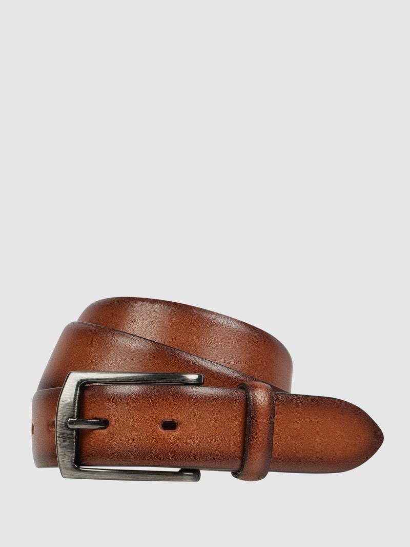 Gürtel aus Leder in cognac