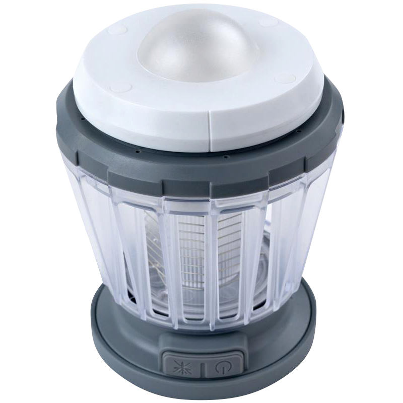 Dörr LED Solar Campinglampe Anti-Moskito (hellgrau)