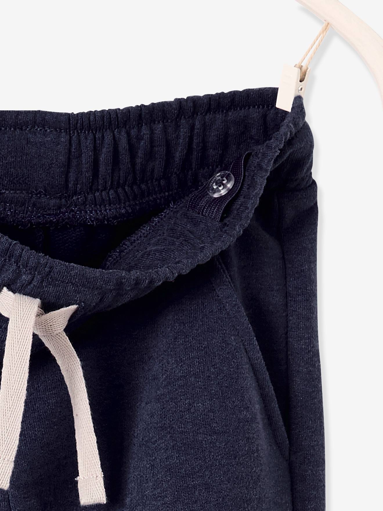 Vertbaudet Sweat-Hose für Jungen BASIC Oeko-Tex - schwarz meliert