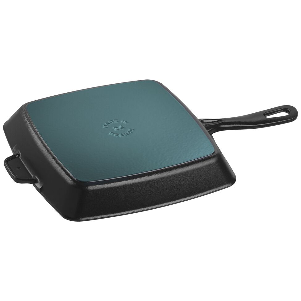American Grill 26 x 26 cm, Gusseisen, Schwarz