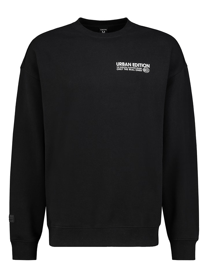 Sublevel Sweatshirt in Schwarz günstig kaufen