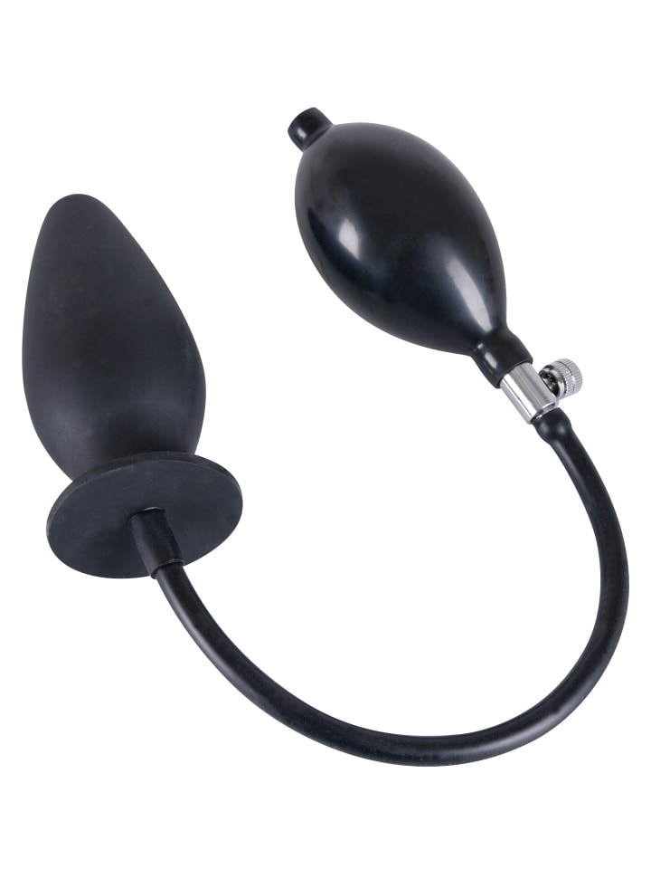 You2Toys aufblasbarer Analplug True Black Inflatable Dildo Butt Plug in schwarz günstig kaufen 11,5 cm