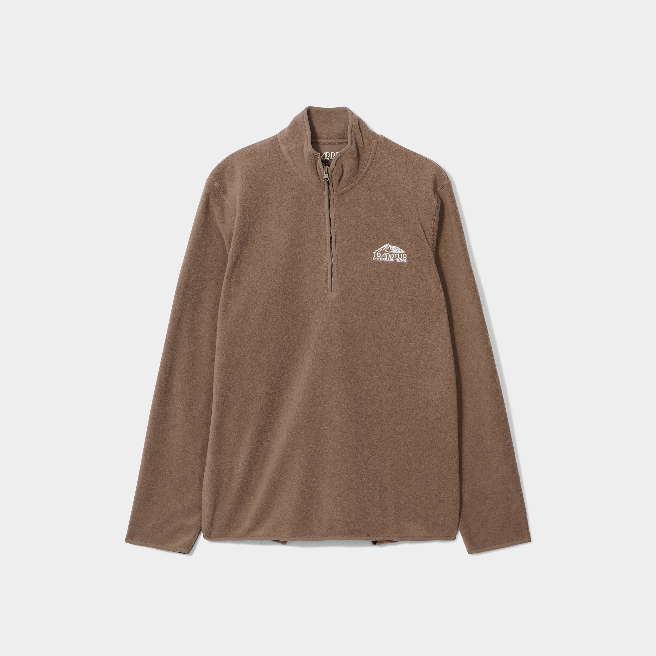 Sweat polaire camionneur Trappeur marron homme | La Halle