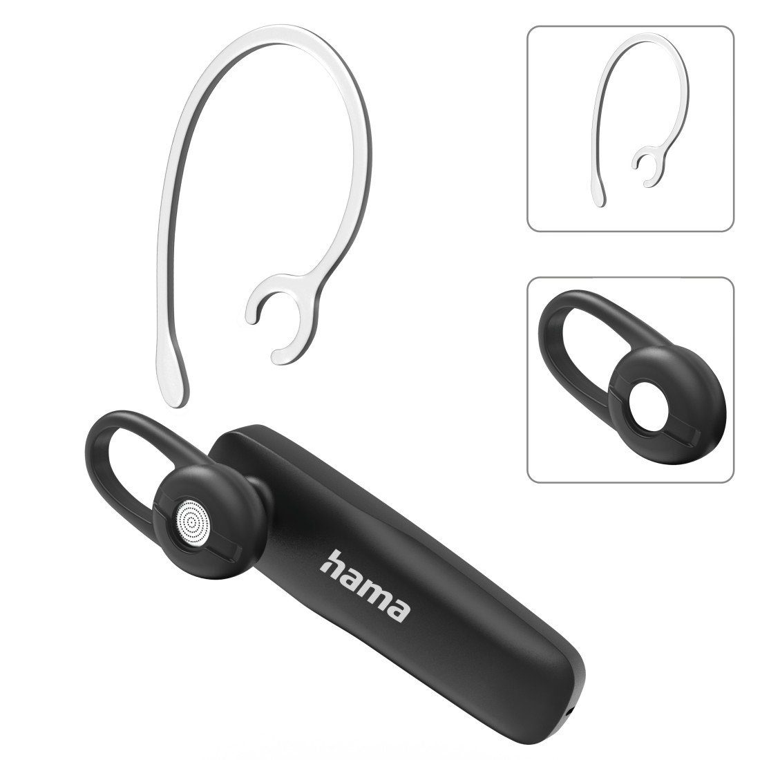 Hama Mono-Bluetooth®Headset MyVoice700 Multipoint Sprachsteuerung Schwarz Wireless-Headset
