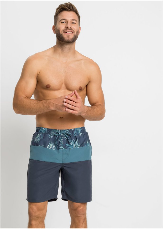 Badeshorts Herren aus recyceltem Polyester