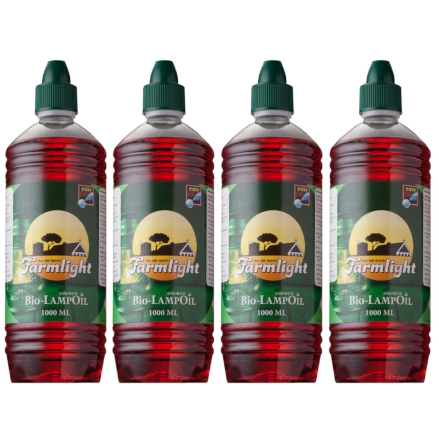 Moritz Lampenöl 4 Liter Bio Lampenöl rot, 2,8 kg, für Bambusfackeln, Gartenfackeln, Öllampen Outdoor Zubehör
