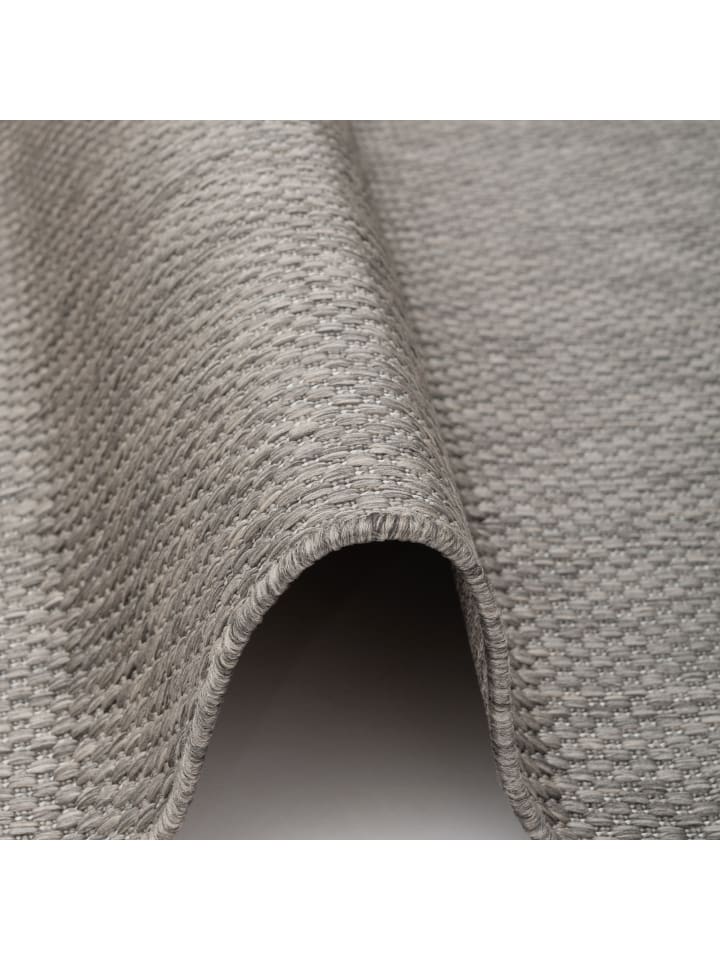 Pergamon In & Outdoor Teppich Flachgewebe Valencia Mix in Antraciet günstig kaufen