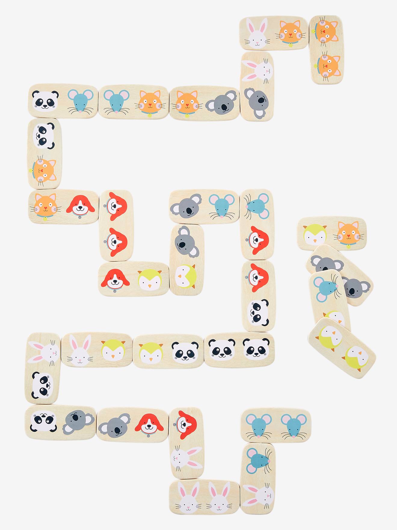 Jeu de dominos en bois FSC® multicolore