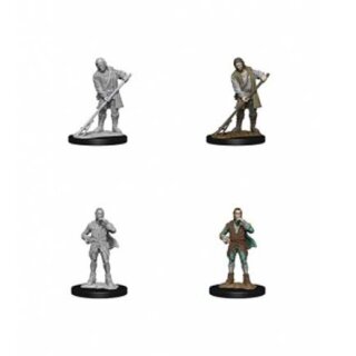 Towns People (Farmer / Aristocrat): Pathfinder Deep Cuts Unpainted Minis
