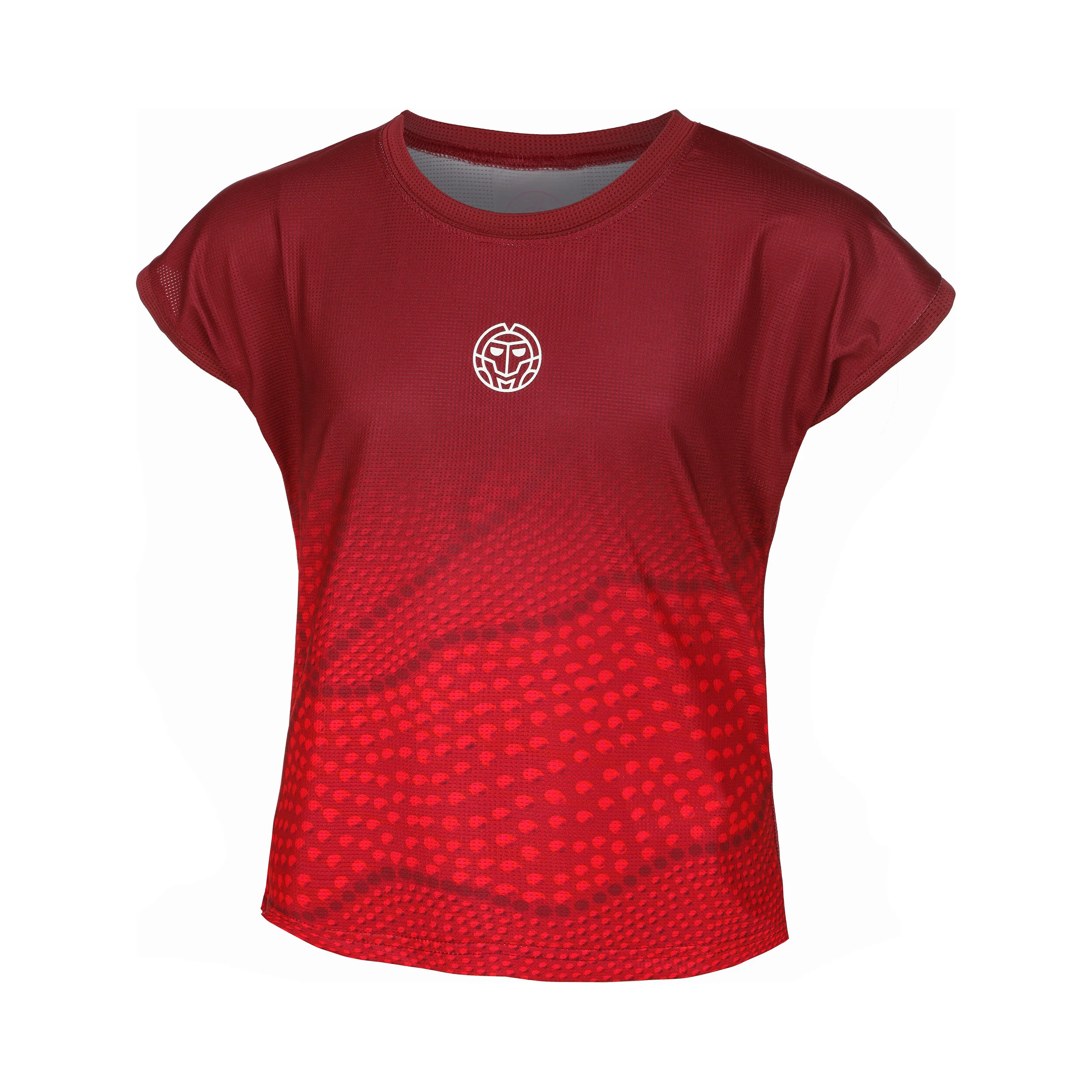 Protected Leafs T-Shirt Mädchen - Dunkelrot