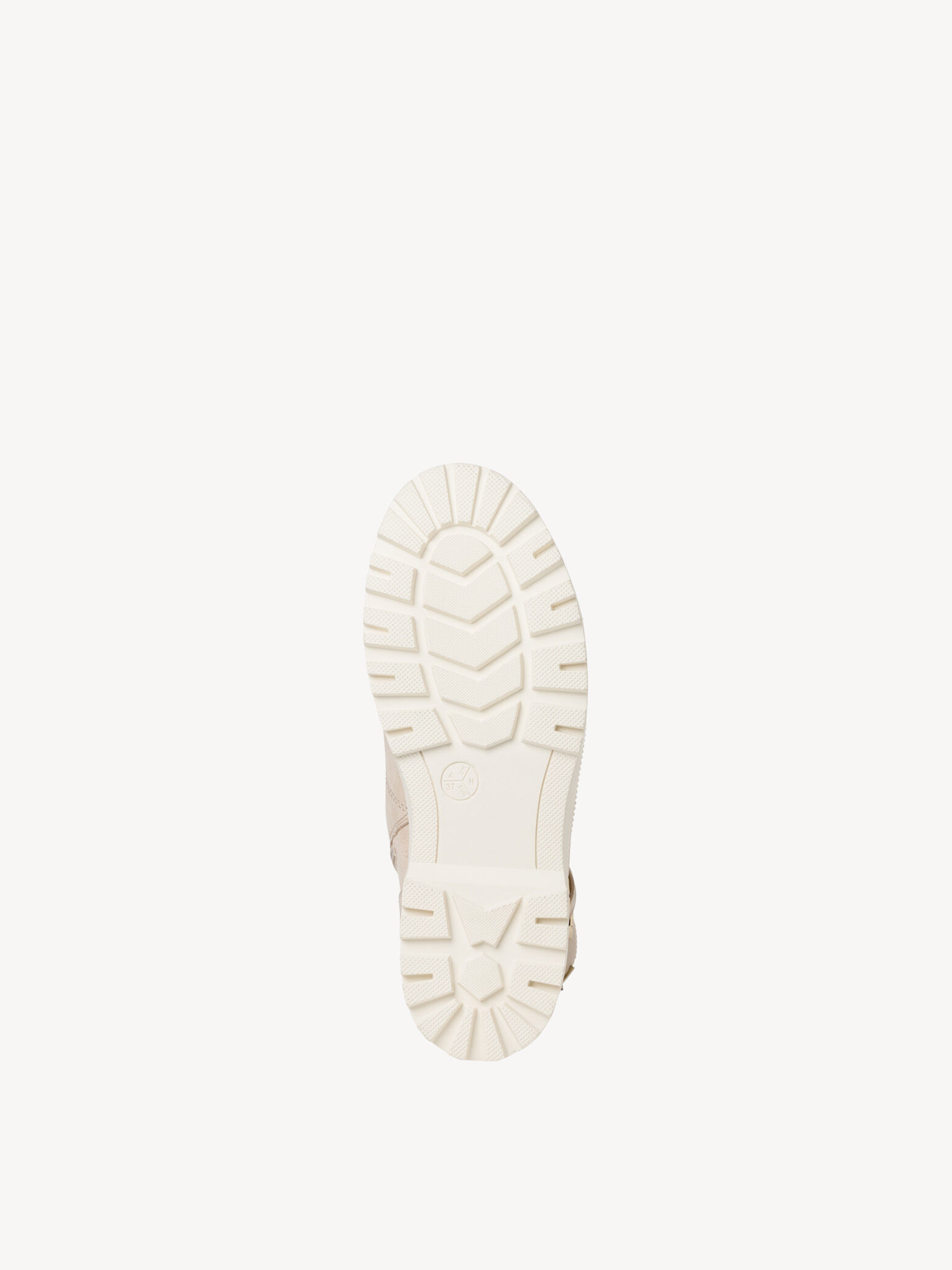 Bottine en cuir - beige