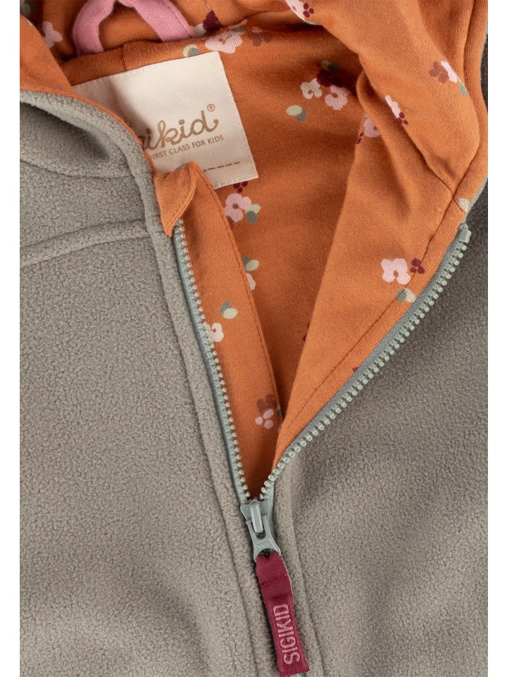 Sigikid Fleeceoverall pink cockatoo in grün günstig kaufen
