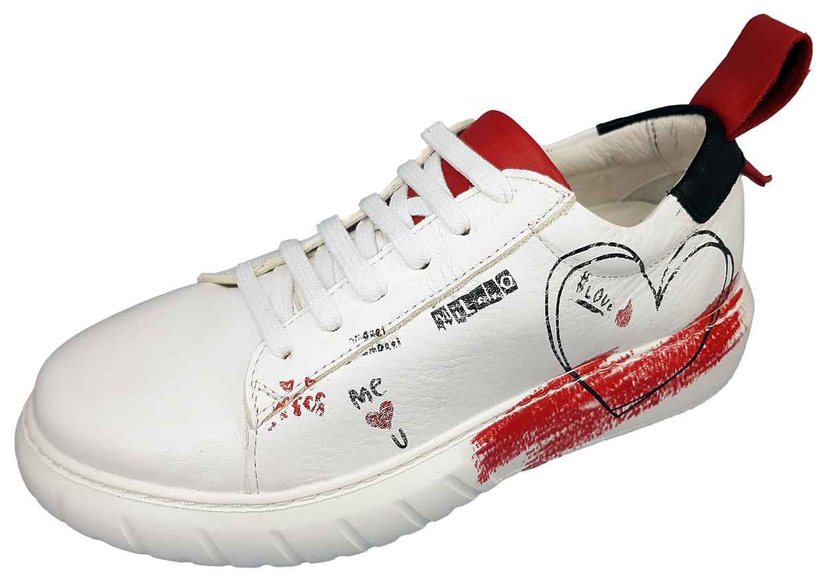 Maca Kitzbühel 3027 Weiß white/red