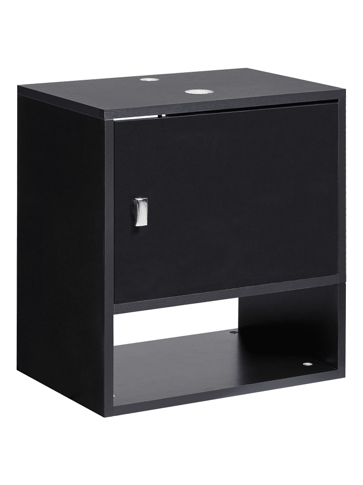 Beliani Waschbeckenunterschrank LIMERIA in Schwarz - (W) 45 x (H) 47 x (L) 30 cm günstig kaufen onesize