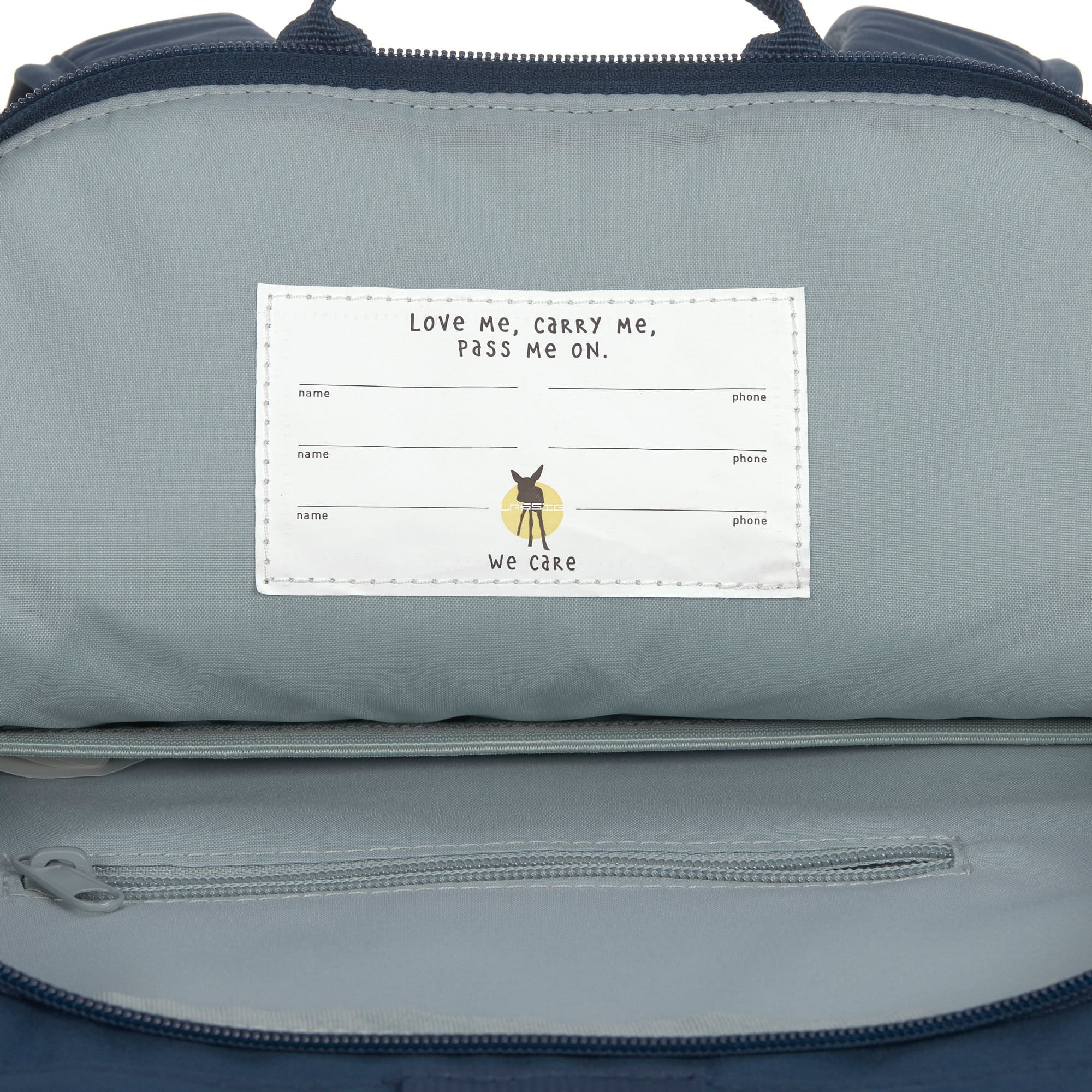 Kinderrucksack Rolltop, Blau