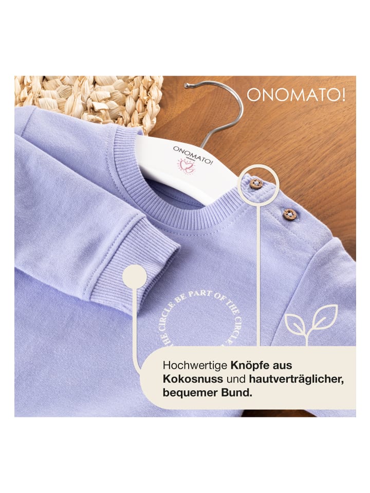 ONOMATO! Pullover Sweatshirt Cradle to Cradle in Lila günstig kaufen