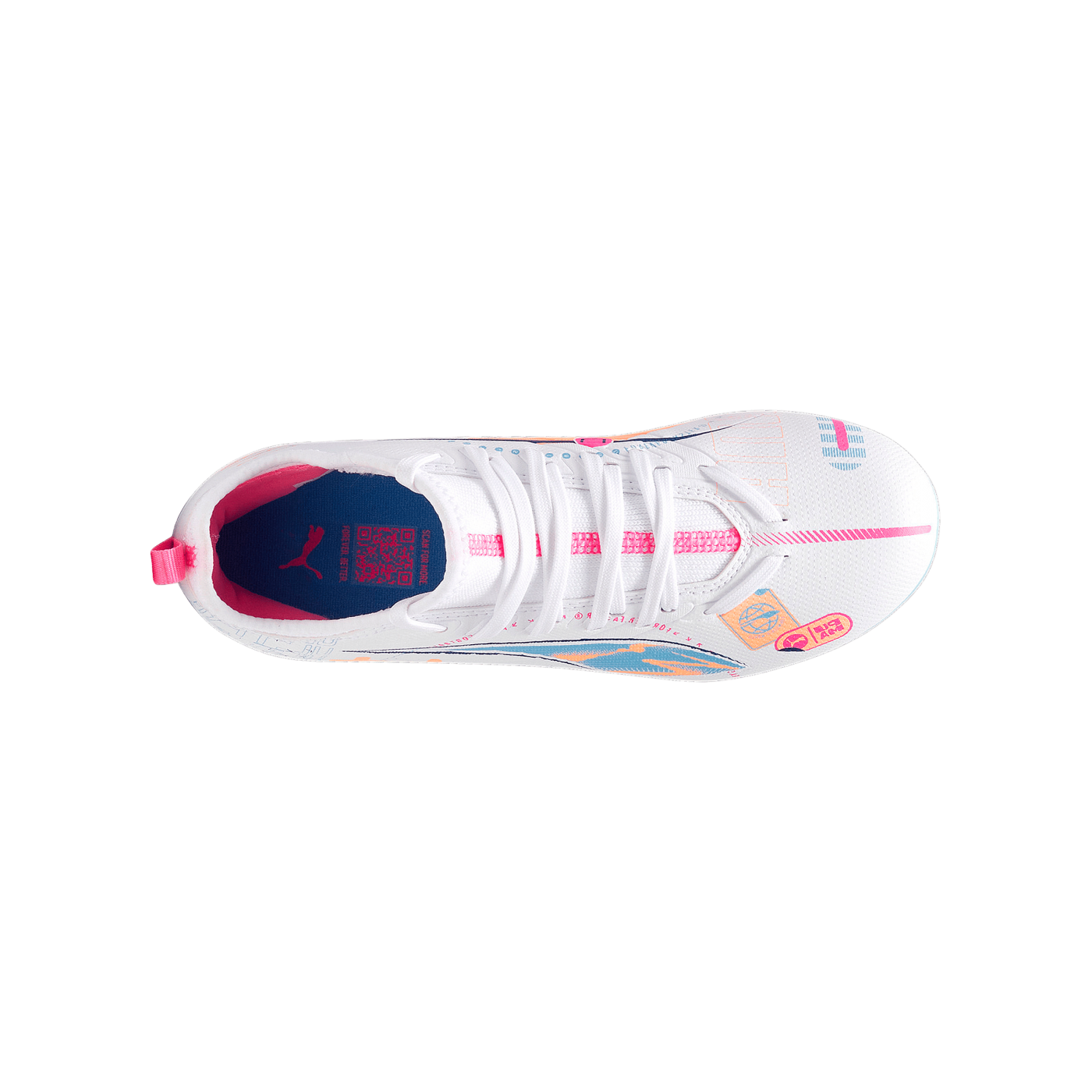 PUMA ULTRA 5 Match Vol. Up FG/AG Kids Weiss F01