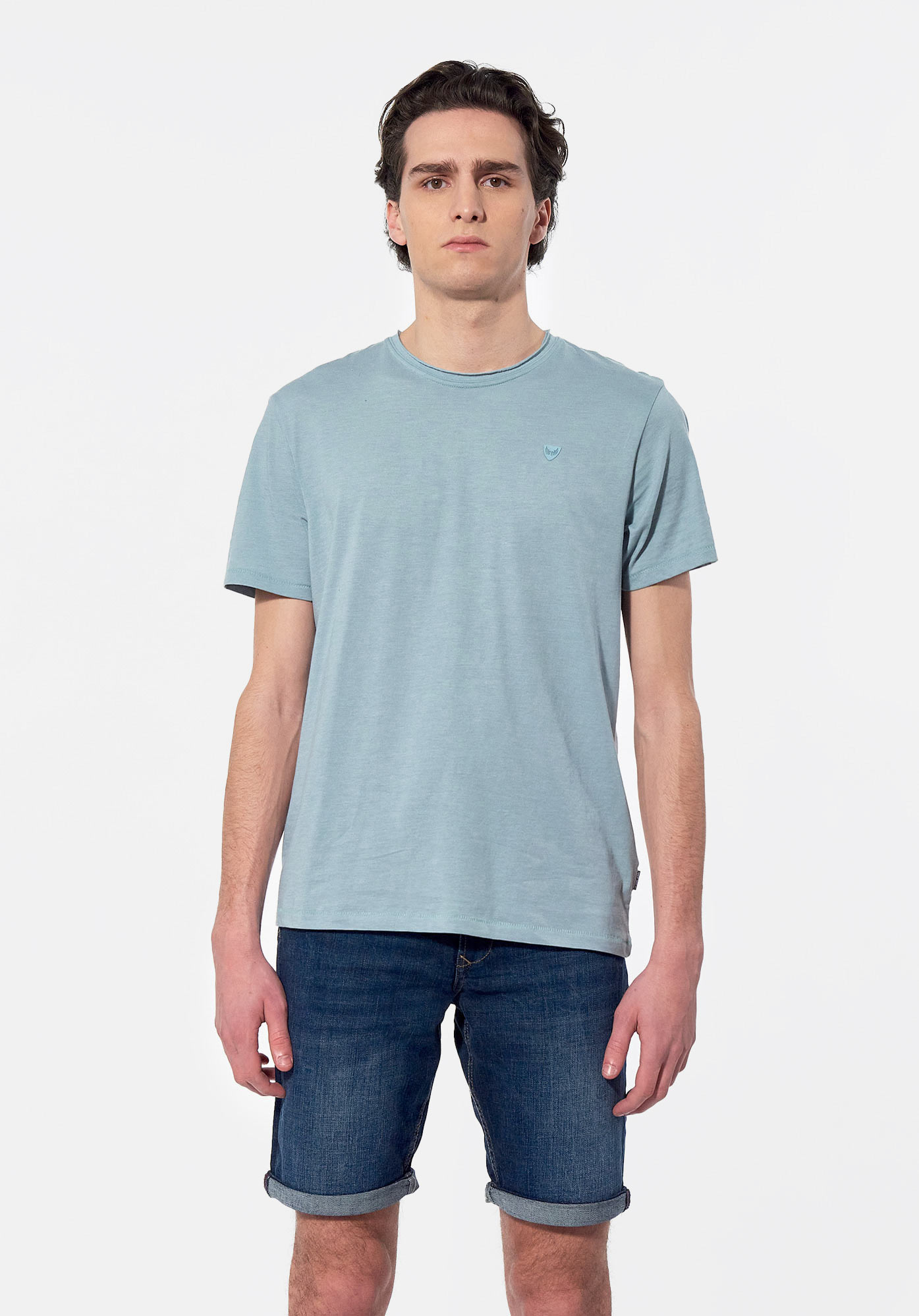 CARL   T-shirt bleu Homme