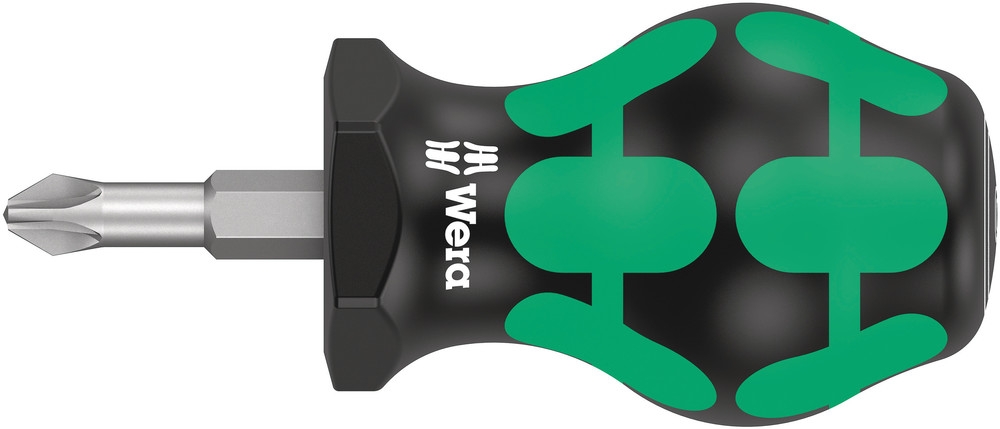 Tournevis court/carburateur Wera 05008854001 355 PZ Phillips, PZ 2 x 25 mm