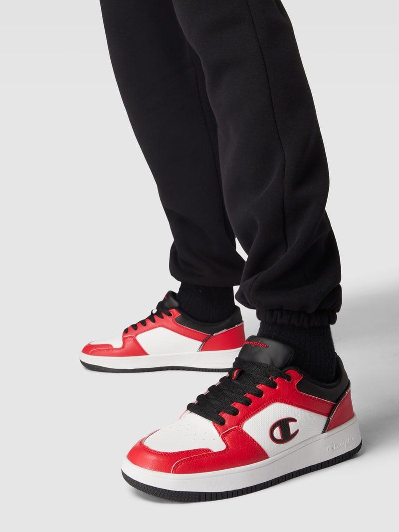 Sneaker mit Label-Details Modell 'REBOUND' in hellrot