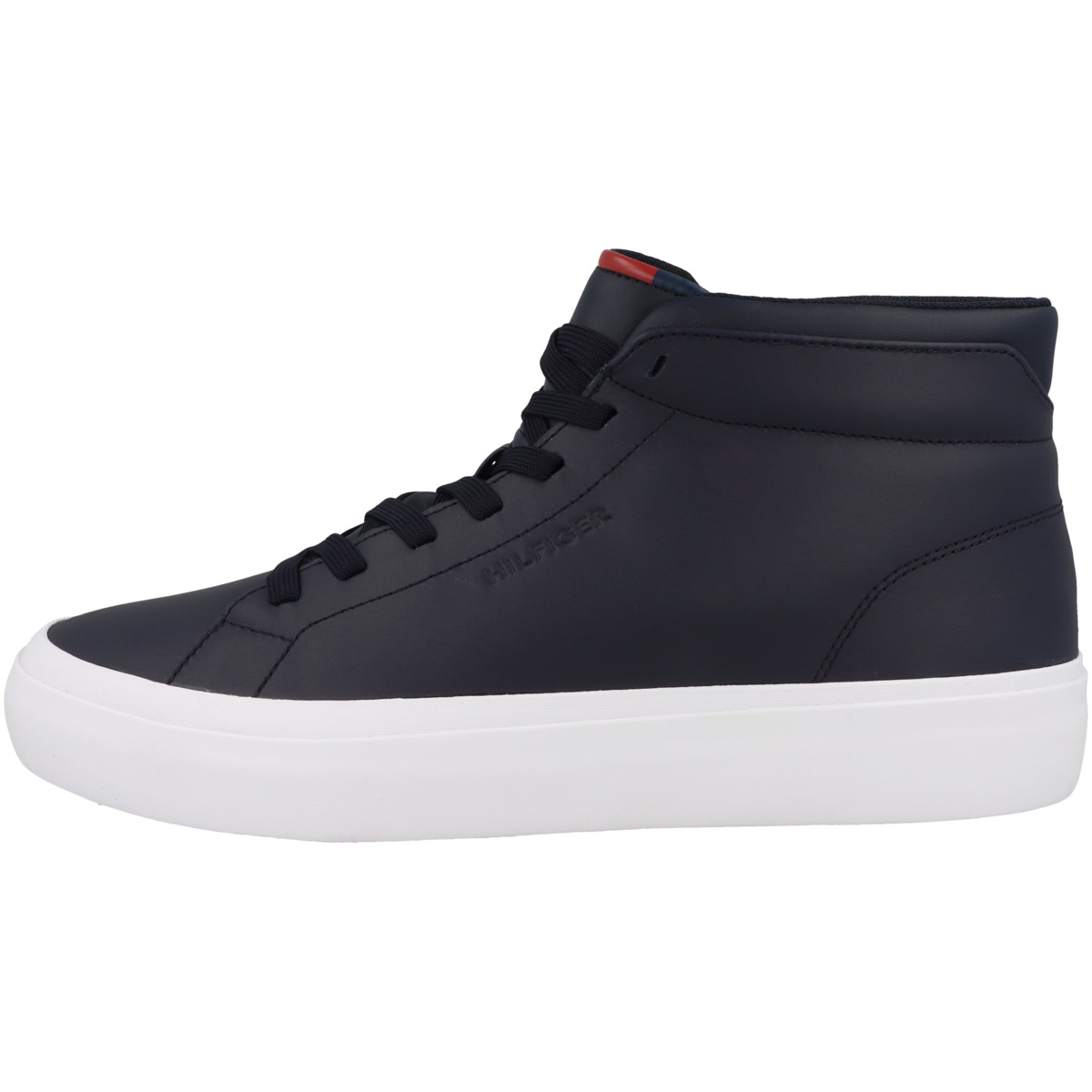 Tommy Hilfiger Prep Vulc High Leather Sneaker mid dunkelblau