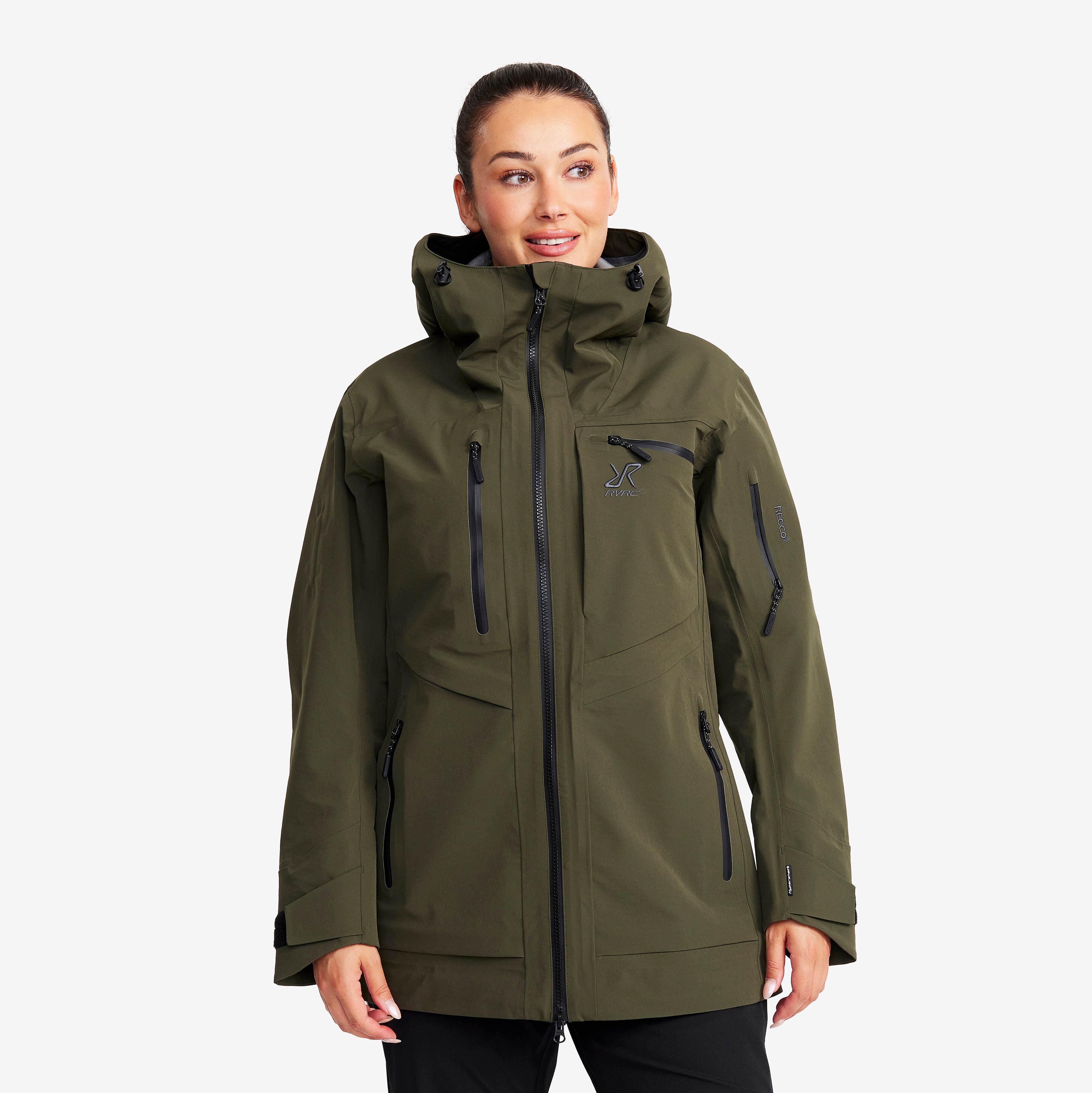 Cyclone Long 3L Jacket Femme Forest Night