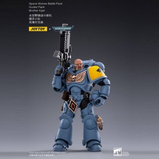 Warhammer 40k Actionfiguren 4er-Pack 1/18 Space Wolves Battle Hunters 12 cm