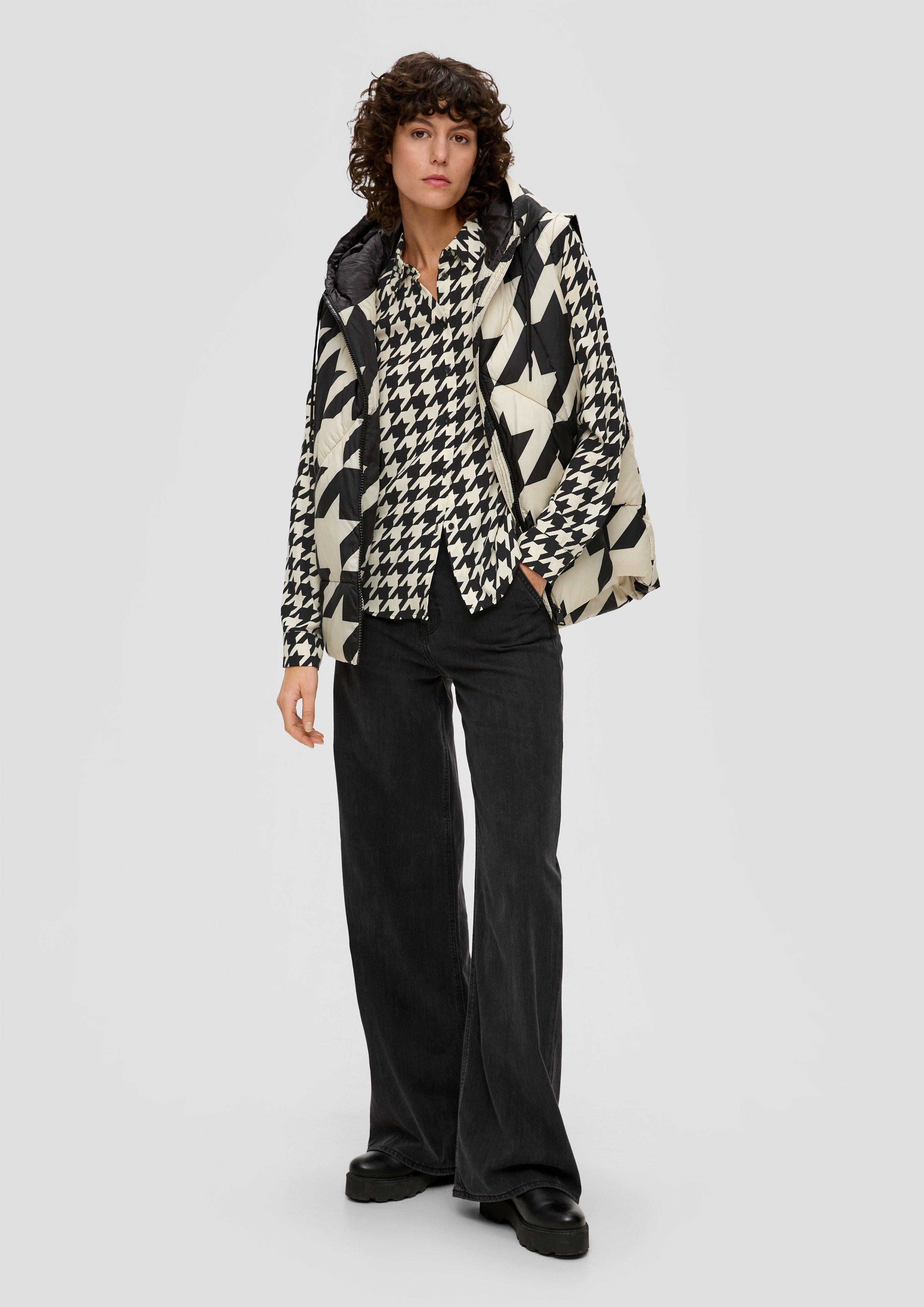 Bluse mit Allovermuster  2139059-99R3