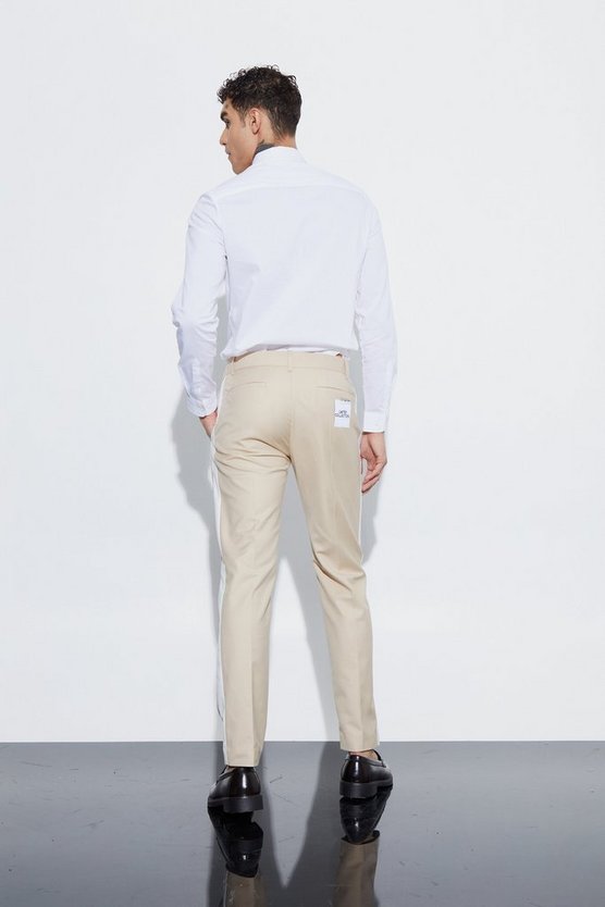 Slim-Fit Hose mit doppeltem Bund