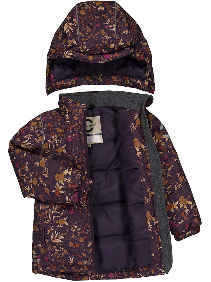 mikk-line Winterjacke in Braun/ Pflaume günstig kaufen