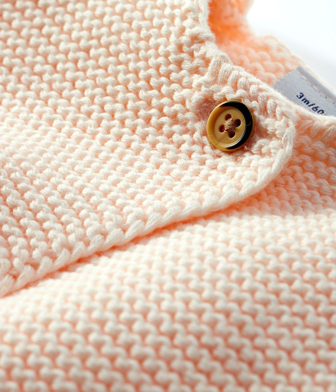 Petit Bateau Strickjacke Petit Bateau Baby Strickjacke cardigan rosa fleur Krausstrick