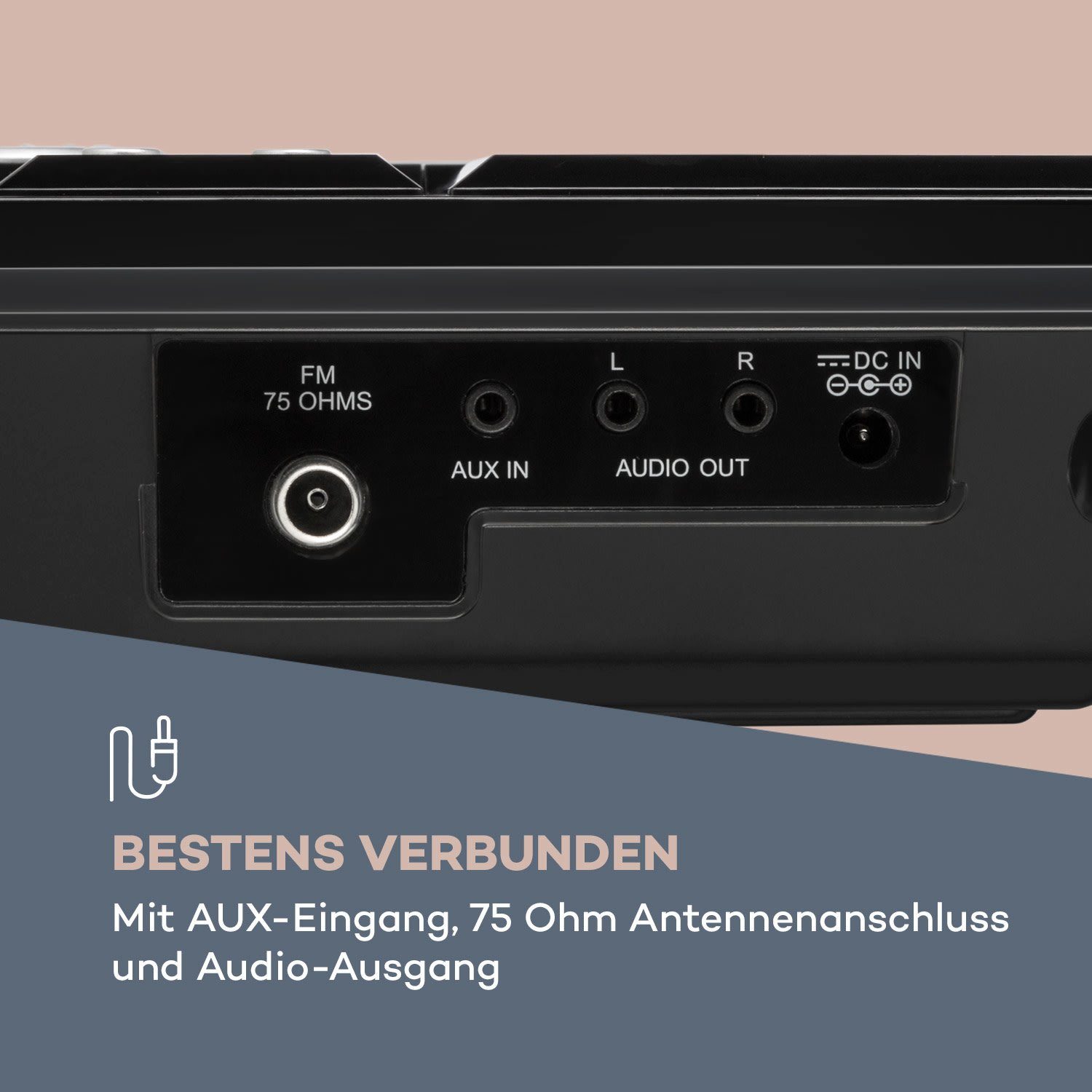 Auna Stereo Sonic DAB+ Stereoanlage (DAB)