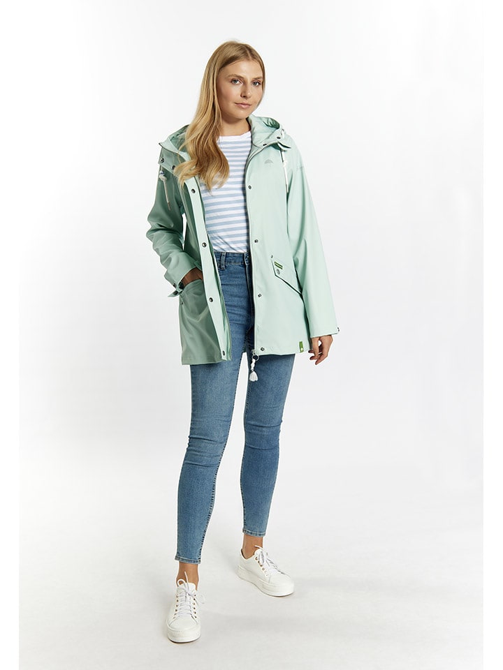 Schmuddelwedda Regenjacke in Grün günstig kaufen