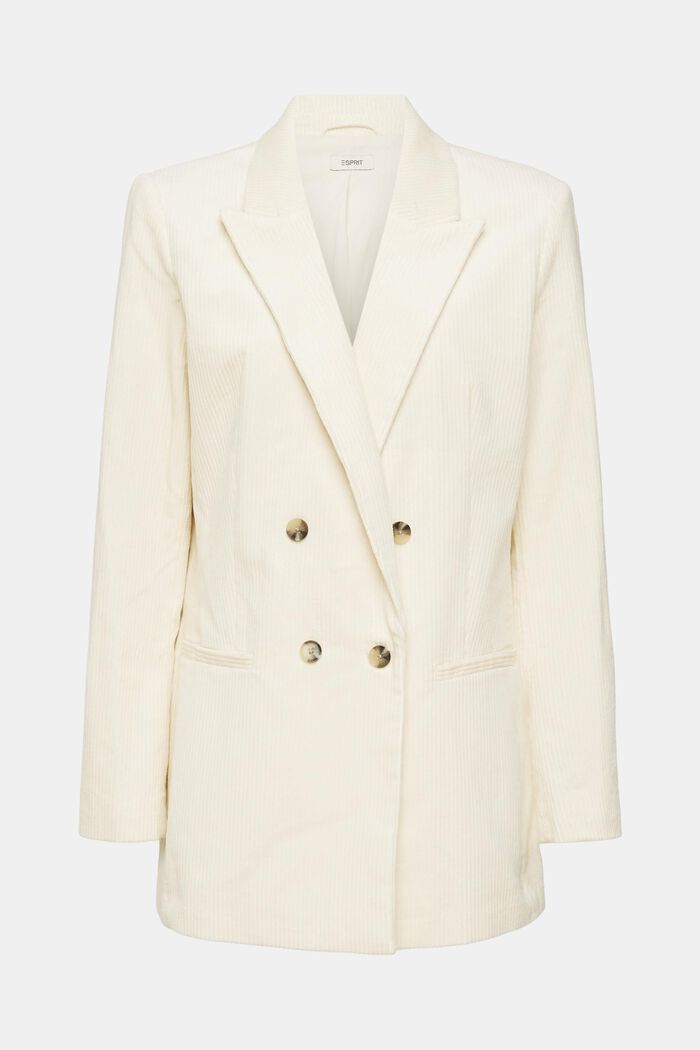 Zweireihiger CORD-Blazer im Mix-and-Match-Stil
