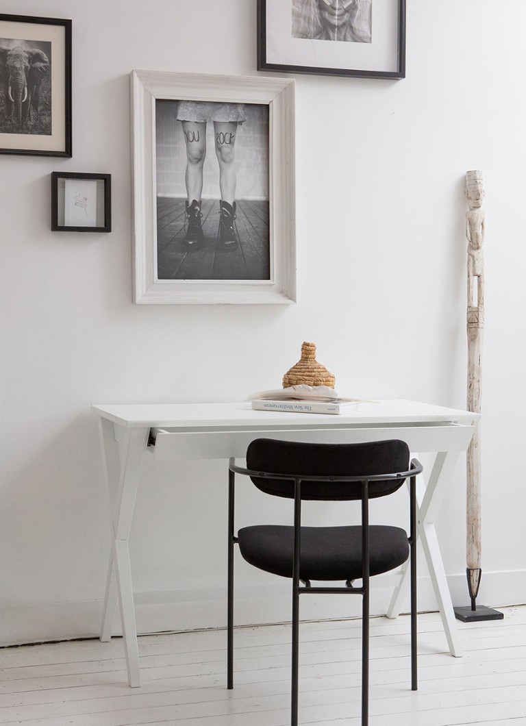 WOOOD Fauteuil exclusif Ivy en velours