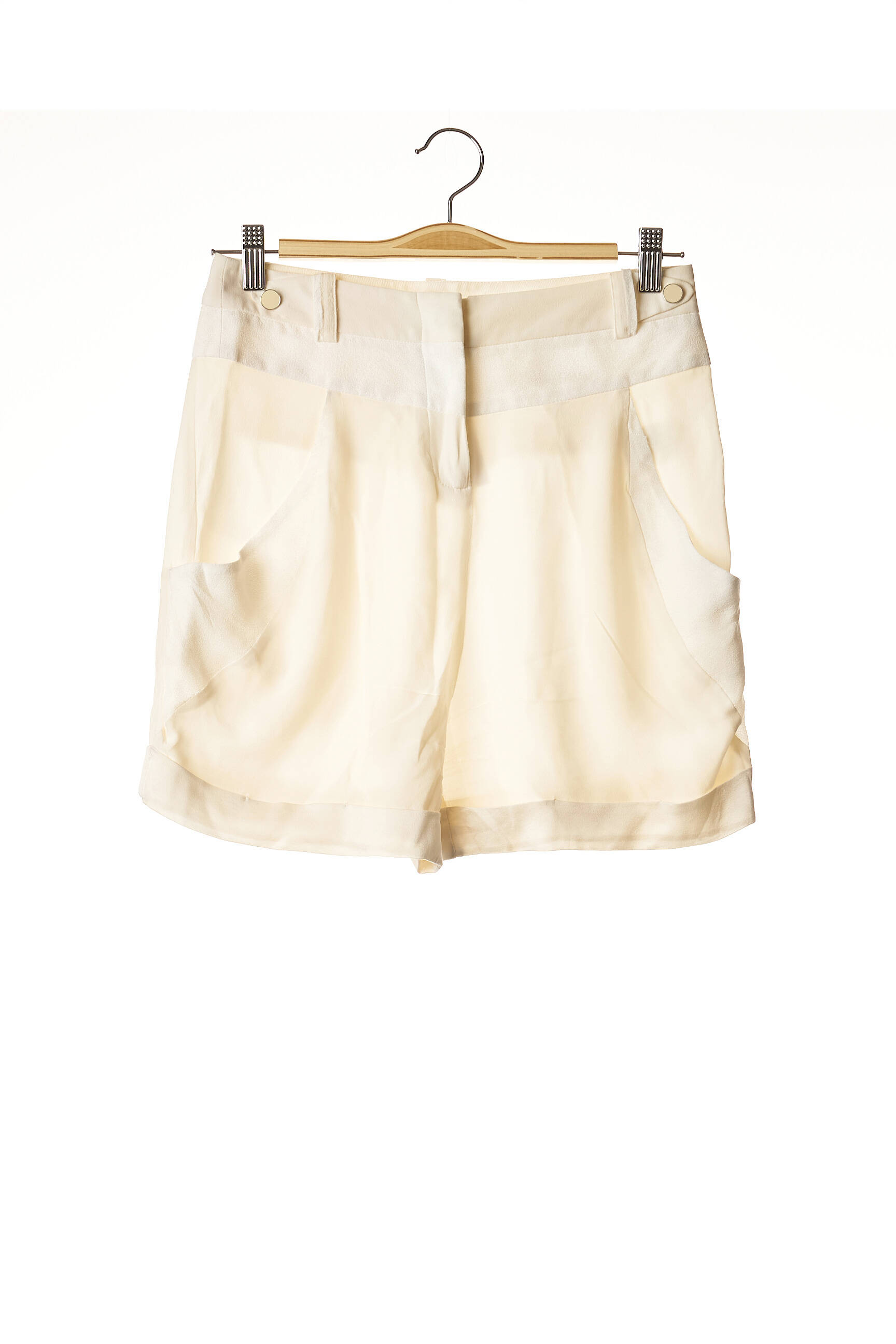 Maje Shorts 1 Femme couleur beige