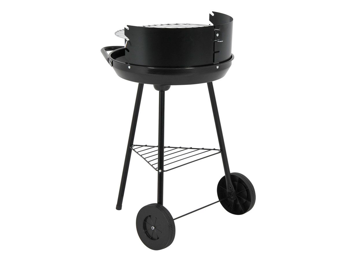 Halboffener Grill auf Rädern
