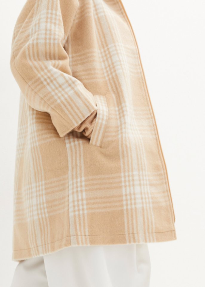 Long-Jacke kariert