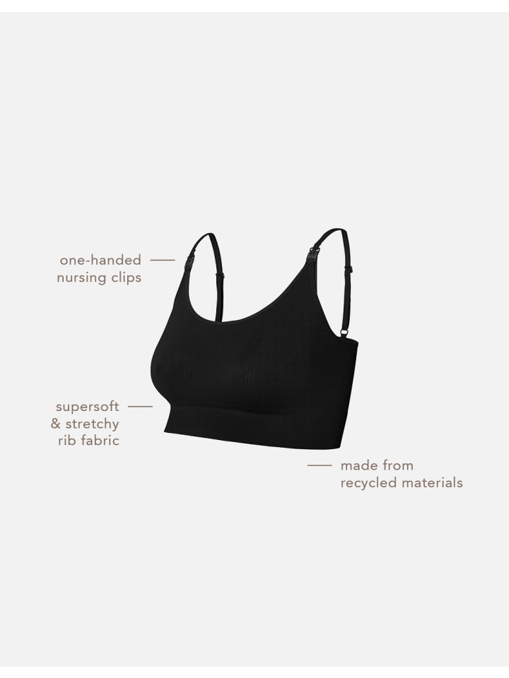 Noppies Unwattierte Still-Bh Mira in Black günstig kaufen