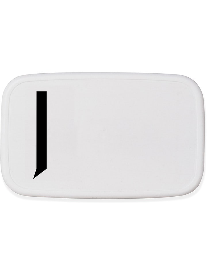 Design Letters Lunchbox in Weiß/ Schwarz - 700 ml günstig kaufen onesize