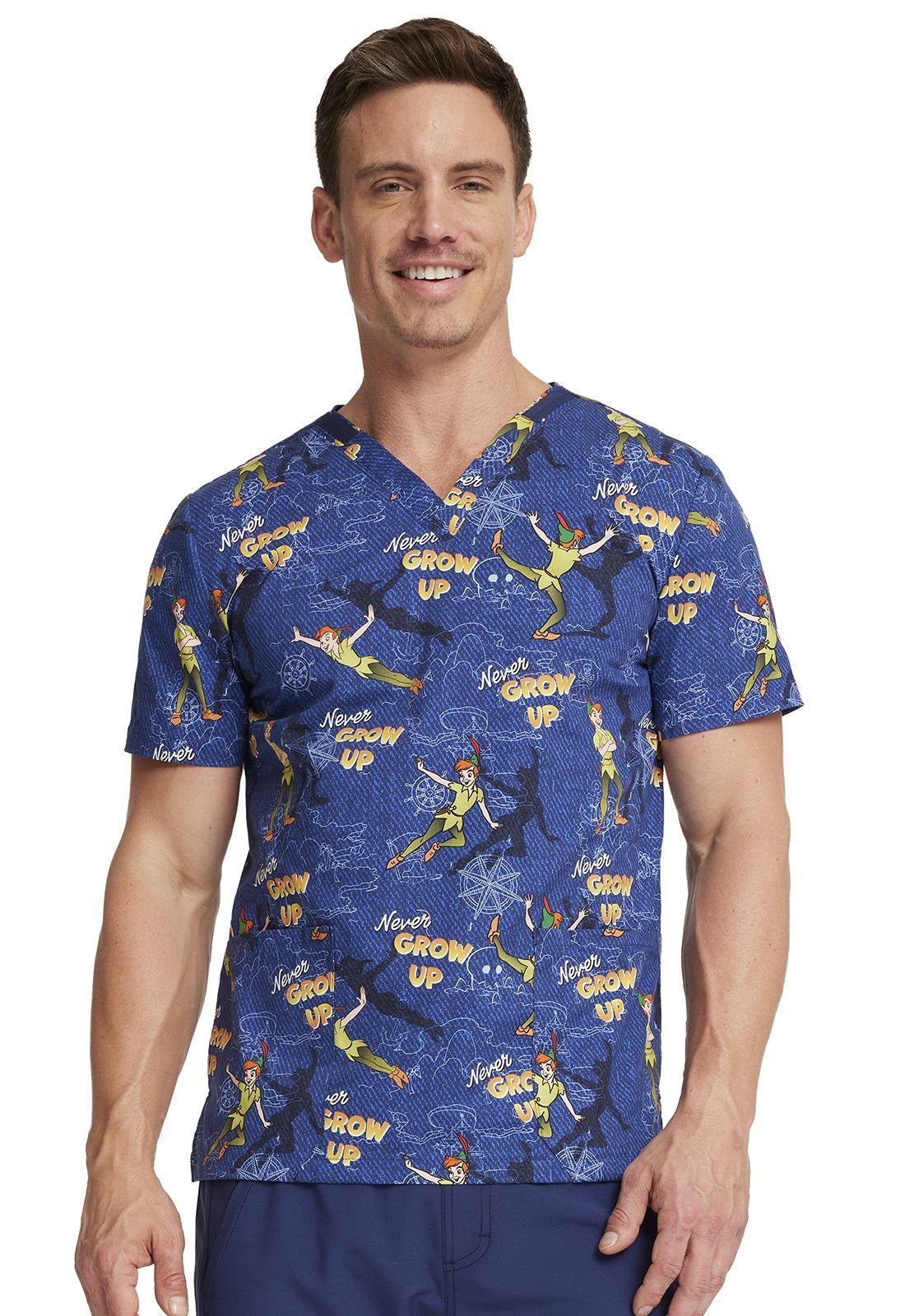 Cherokee Funktionsbluse Bunt bedruckter Unisex Kasack 
