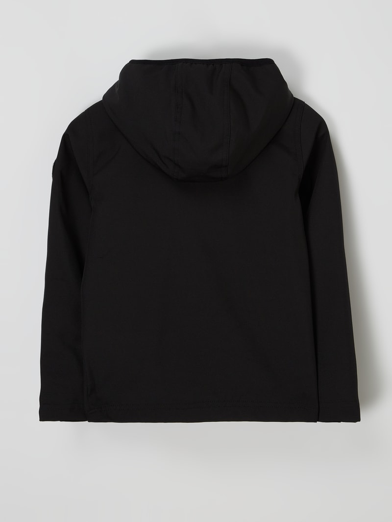 Softshell-Jacke mit Kapuze Modell 'Eerico' in schwarz
